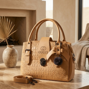 Tan Leather Tote Bag for Women | Elegant Everyday Handbag