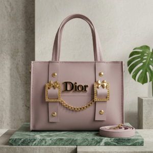 Designer Pink Tote Bag – Elegant Women’s Luxury Handbag